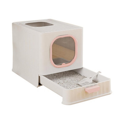 Curver Cat Litter Pan Mocha