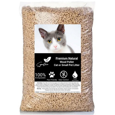 Kitter wood pellet cat litter 15kg hotsell