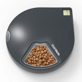 Cat Mate Five Meal Automatic Pet Feeder with Digital Timer (C500) Anthracite