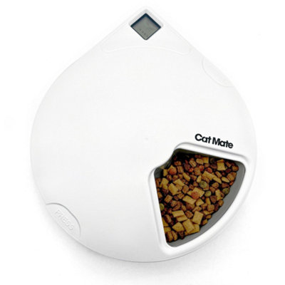 Cat food dish with timer best sale