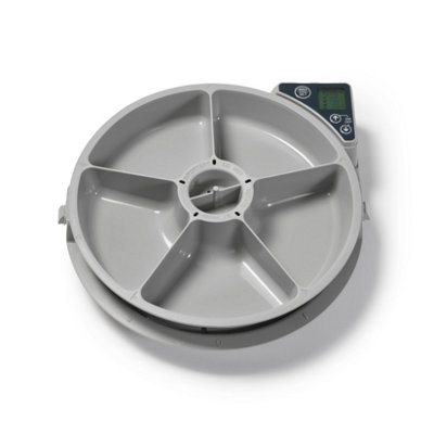 Cat Mate Five-meal Automatic Pet Feeder with Digital Timer - White - C500 - 3