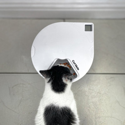 Cat Mate Five-meal Automatic Pet Feeder with Digital Timer - White - C500 - 8