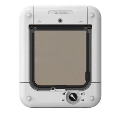 Cat Mate Microchip Cat Flap with 4-Way-Lock - White - 360W - 6
