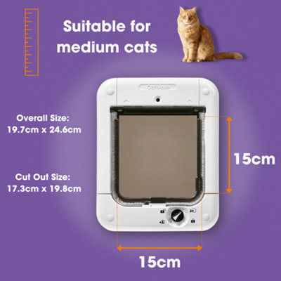 cat-mate-microchip-cat-flap-with-4-way-manual-lock-white-360w