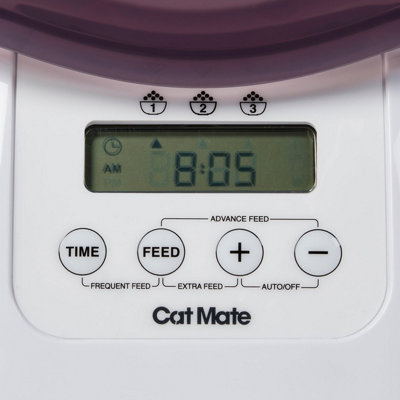 Cat Mate Multi-meal Automatic Dry Food Pet Feeder with Digital Timer (C3000)