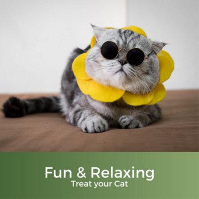Over The Moon Catnip Calming Stickz - 10 Inch All Natural Organic Catnip & Chamomile Stuffed Toy, Chew Toy For Cats, Made In USA