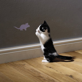 Cat or Dog Tease Torch - Battery Powered Mouse Reflection Interactive LED Light Pet Chaser Toy - Measures 8.2 x 1.2 x 1.2cm