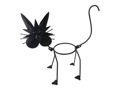 Cat Pot Holder - 6" Diameter, Garden Pot Care