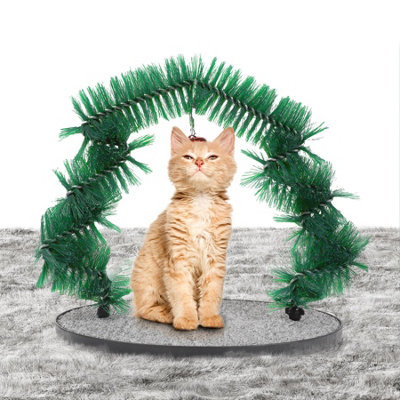 Cat Scratch Arch Play Christmas Cat Grooming Arch Kitten Pet Arch Self Grooming