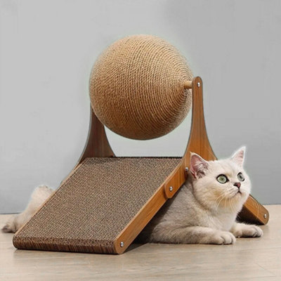 Sisal Cat Scratching Post With Ball Toys | Store Paws