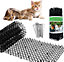 Cat Spikes and Cat Scat Mat for Cat Deterrent and Anti Cat Mat (2M x 30cm Roll)