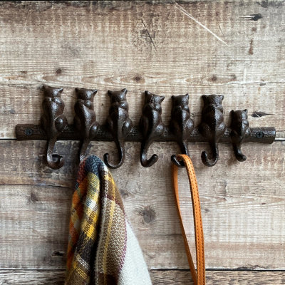 Cast iron discount coat hooks b&q