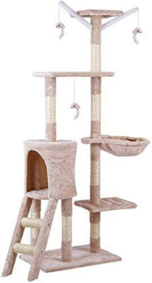 Cat Tree Activity Centre Climbing Tower Multilevel Scratching Post Kitten Large Price Comparisons | Compare The Build