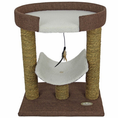Cat Tree Scratcher Scratching Scratch Post Kitten Play Toy Bed House By Actiaspet Price Comparisons | Compare The Build