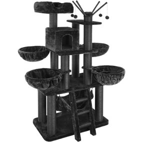 Cat tree scratching post Gismo - black