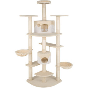 Cat tree scratching post Nelly - beige/white