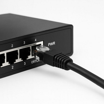 CAT6A Outdoor Shielded Ethernet Cable 100m - RJ45 Network Patch Lead ...