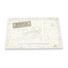 Catch of the Day Kitchen Dining Tabletop Counter Dinner Placemat Sheet Pads 50 Sheets