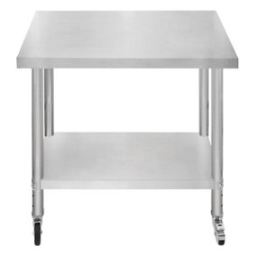 Catering Workbench Table - 90cm x 60cm x 86cm
