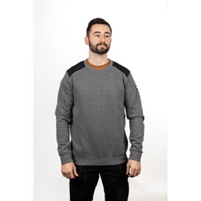 Caterpillar - Essentials Crewneck Sweatshirt - Grey - Small