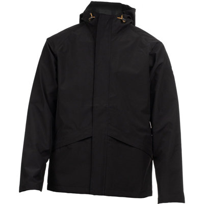 Caterpillar Essentials Rain Jacket Black Jacket L at B&Q