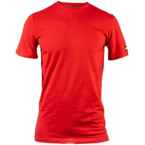 Caterpillar - Essentials Short-sleeve T-shirt - Red - Tee Shirt - L