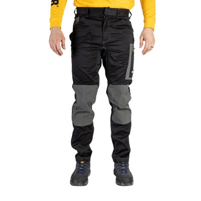 Caterpillar - Essentials Stretch Cargo Trouser - Black - Trousers - 34" L - 38" W