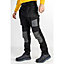 Caterpillar - Essentials Stretch Knee Pocket - Black - Trousers - 36" W 32" L