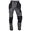 Caterpillar - Essentials Stretch Knee Pocket - Grey - Trousers - 30" L - 30" W