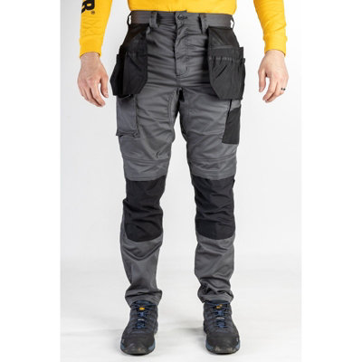 Pantalon Caterpillar Essentials Stretch Knee Pocket Dark Shadow - Confort Et Utilité Maximale