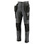 Caterpillar - Essentials Stretch Knee Pocket - Grey - Trousers - 34" L - 34" W