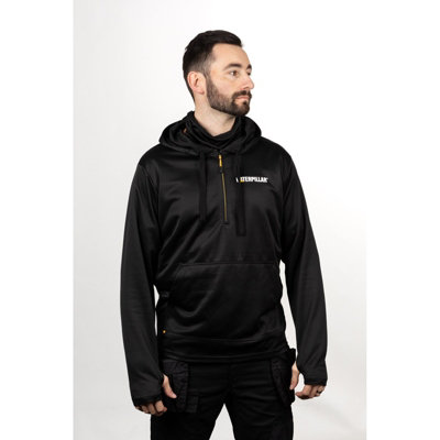 Caterpillar - Guardian Quarter Zip Hoodie - Black - X Large