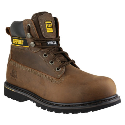 Caterpillar Holton Safety Work Boots Brown (Sizes 6-15)