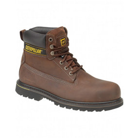 Caterpillar Holton SB Safety Boot / Mens Boots / Boots Safety Brown (10 UK)