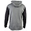 Caterpillar - Hooded Long Sleeve Tee - Grey - Tee Shirt - XL