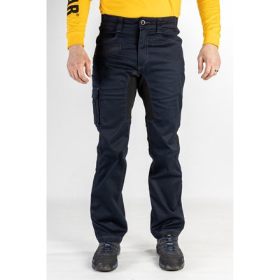 Caterpillar - Operator Flex Trouser - Blue - Trousers - 30" L - 34" W