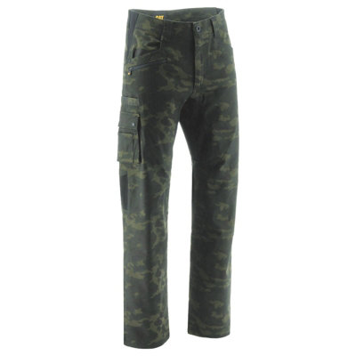 Caterpillar - Operator Flex Trousers - Green - Trousers - 34" L - 32" W