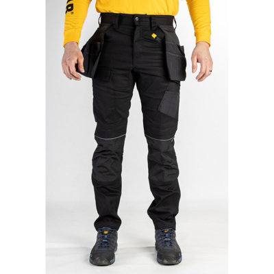 Caterpillar - Stretch Pocket Trouser - Black - Trousers - 30" L - 40" W