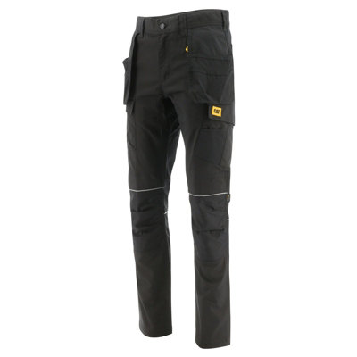 Caterpillar - Stretch Pocket Trouser - Black - Trousers - 34" L - 30" W