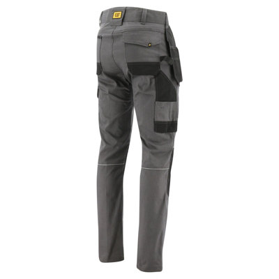 Caterpillar - Stretch Pocket Trouser - Grey - Trousers - 34" L - 38" W