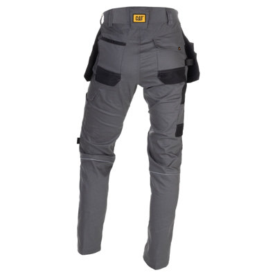 Caterpillar - Stretch Pocket Trouser - Grey - Trousers - 36" W 32" L