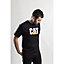 Caterpillar - Trademark Logo T-Shirt - Black - Tee Shirt - XL
