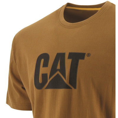 Caterpillar - Trademark Logo T-Shirt - Brown - Tee Shirt - M