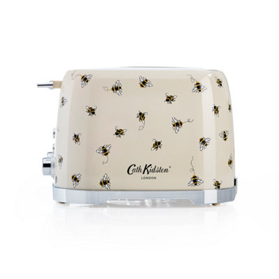 Cath Kidston Bees Print 4-Slice 1850W Retro Style Toaster with Wide ...