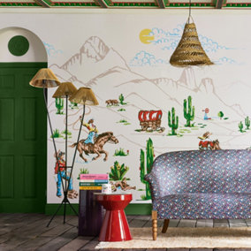 Cath Kidston Cowgirls Fixed Size Mural Print to Order