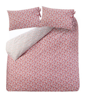 Cath Kidston Ditsy Archive Pink Duvet Cover Set Floral Themed Double Bedding Set