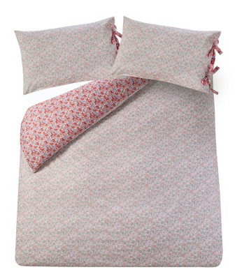 Cath Kidston Ditsy Archive Pink Duvet Cover Set Floral Themed Double Bedding Set