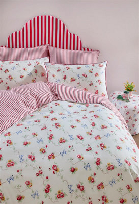 Cath Kidston Rose and Bows Multi Single Duvet Cover Set - AW