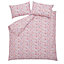 Cath Kidston Unicorn Waves Pink Duvet Cover Bedding Bed Set Single Reversible 200 Thread Count 100% Cotton