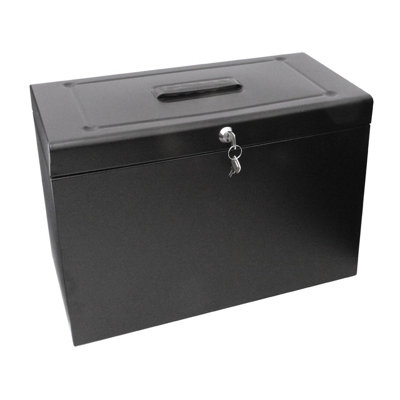 Cathedral Products A4+ (Foolscap) Steel File Box with Starter Pack of 5 ...